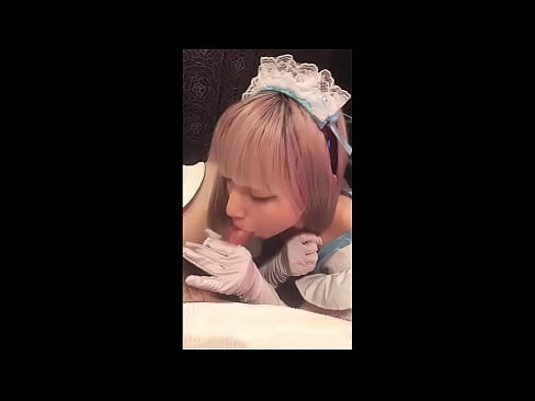 ❤️ Idol Japaneaidd [mayuka], gwisg morwyn Ffrengig, rhan 1, blowjob a jerk i ffwrdd gyda eli ❤️❌ Fideo porn wrthon ni
